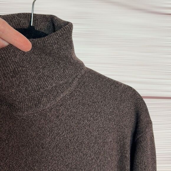 Richard Grand Cashmere Turtleneck Sweater Brown Men’s size L-XL - Picture 3 of 9